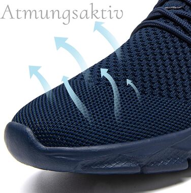 Чоловічі кросівки для бігу та фітнесу, спортивні та повсякденні, білі (39 EU, синій)