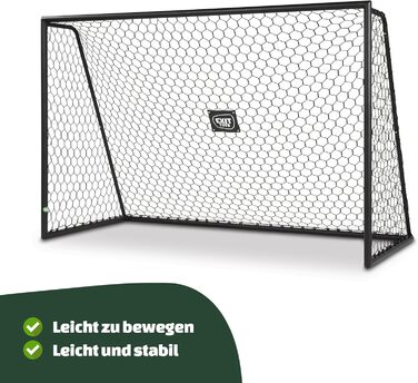 Алюмінієві футбольні ворота EXIT Scala, білі, 300x200 см