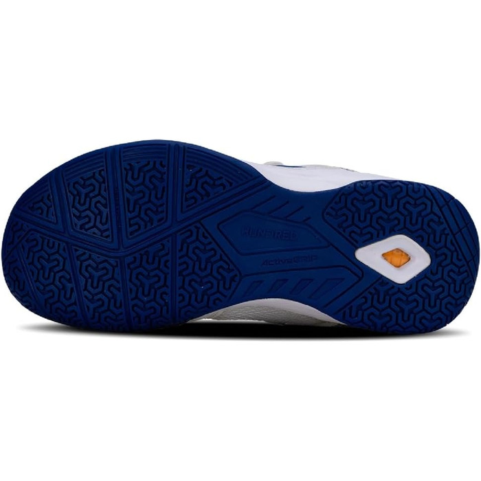 Бадмінтонні кросівки HUNDRED Court Star для дітей та юніорів | Легкі | X-Cushion | Для залу: бадмінтон, теніс, сквош, настільний теніс, баскетбол та падел | Білий, темно-синій | 38 EU