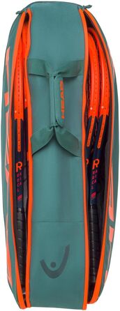 Тенісна сумка HEAD Pro Racquet Bag для ракеток, унісекс, середня, бірюзово-оранжева