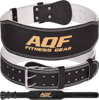 Шкіряний пауерліфтинговий пояс AQF 4