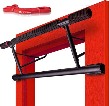 Кліммустанг QUAMO BY LAVUR для дверного прорізу: міцна, неслизька, без свердління, з еластичною стрічкою для домашніх тренувань