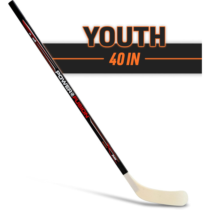 Дитяча вулична хокейна ключка Franklin Sports NHL Power Fusion 40 дюймів для правої руки