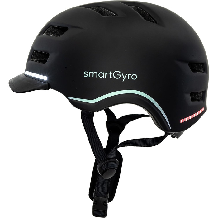 Смарт-шолом SMARTGYRO PRO чорний L, захисний шолом для спорту