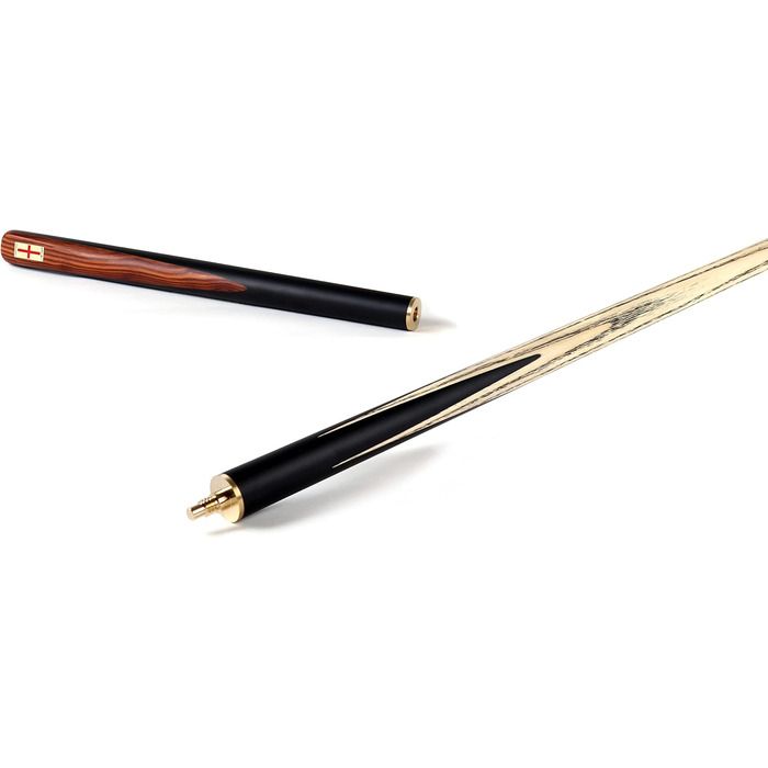 Кю Riley England Snooker: Бік, кейс, 145 см, ручна сплетіння ебену, вершинка 9.5 мм, подовжувач 15 см