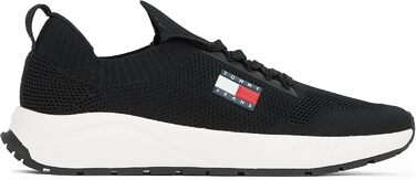 Футболка Tommy Jeans Runner Knitted чоловіча, чорна, 43 EU