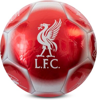 Офіційний футбольний м'яч Liverpool F.C. Hy-Pro, металевий, розмір 5, для тренувань і матчів, колекційний, для дітей і дорослих