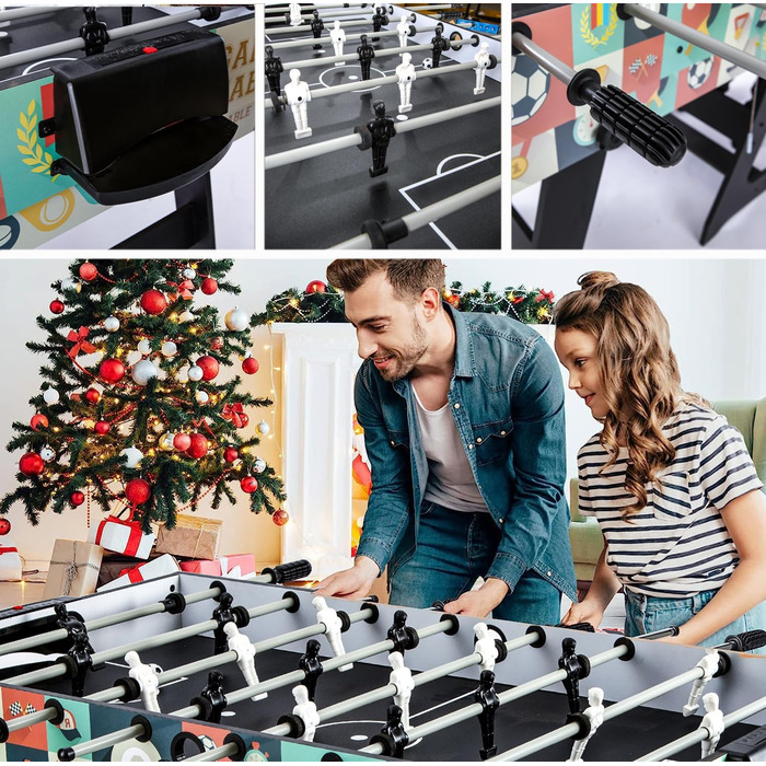 Спортивний ігровий стіл 4 FT 4-в-1 Steady: Білліард/Снукер, Футбол, Настільний теніс, Хокей