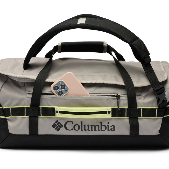 Спортивна сумка Columbia Landroamer 40L унісекс, сіра Flint Grey/Black/Citron Haze