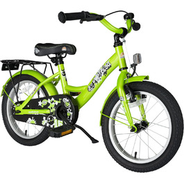 Дитяче велосипед BIKESTAR 16 дюймів для дівчаток та хлопчиків 4-5 років | Класичний дизайн | Без ризику тестування