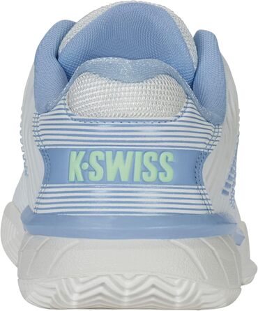 Жіночі тенісні кросівки K-Swiss Hypercourt Express 2 Hb, 39.5 EU, білий, сірий, зелений