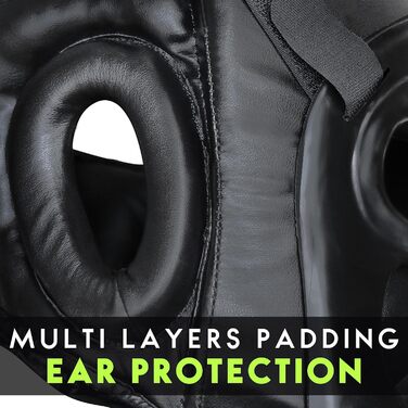 Захист голови 2-в-1 - Регульований шолом для бойових мистецтв з знімною сіткою для обличчя, повний захист обличчя. Підходить для ММА, муай-тай, кікбоксингу, спарингу. Чоловічий та жіночий, XL, чорний