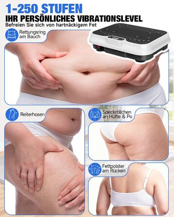 Віброплатформа для жінок HomeFitnessCode Mini - тренажер для дому для схуднення та м'язового розвитку, чорний