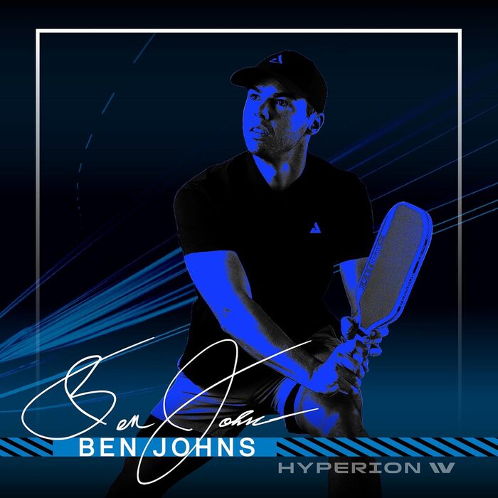 Падл для піклболу JOOLA Ben Johns Hyperion Pro IV: 14 мм, Tech Flex Power, Aero-Kurve, сертифікований UPA-A, USAP