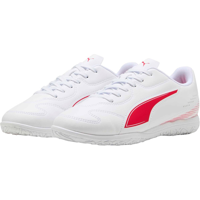 Дитячі футбольні бутси PUMA Vitoria II IT Jr - чорно-червоні, розмір 32.5 EU