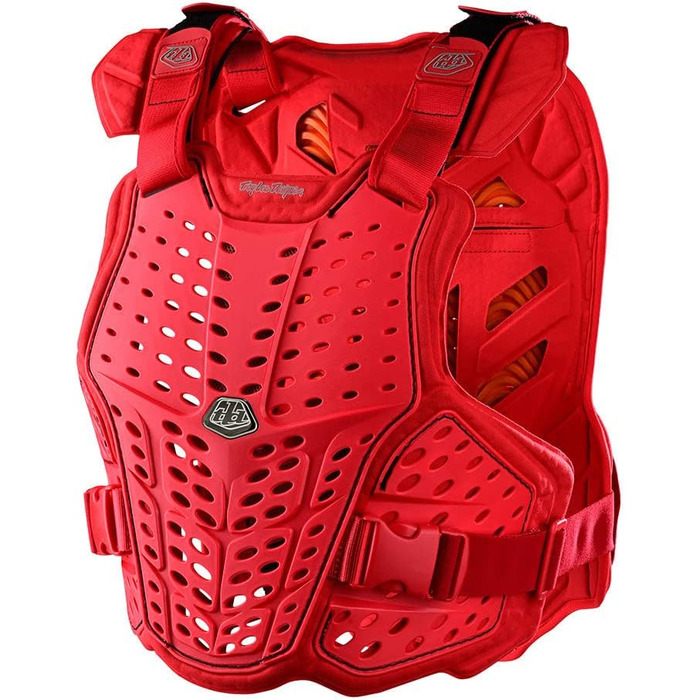 Захист грудей Troy Lee Designs Rockfight CE для дорослих, червоний, M/L, для мотоциклів та офроуду
