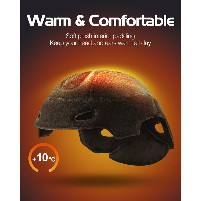 Шолом гірськолижний/сноубордичний Odoland, унісекс, чорний, регульований, для дорослих та підлітків