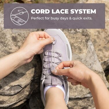 Жіночі трекінгові черевики NORTIV 8 - легкі, дихаючі, сітка, для хайкінгу, туризму, роботи (41.5 EU, світло-фіолетовий)