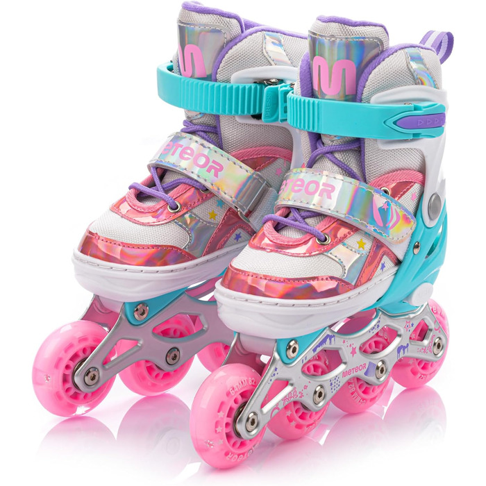 Дитячі ролики M Lunar з LED підсвіткою - регульовані, зручні, для перших спроб катання