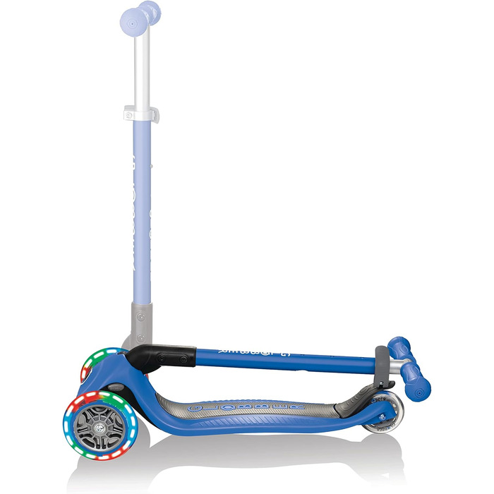 Дитячий самокат GLOBBER Primo Foldable Lights, 3-колісний, LED колеса, регульована висота, колеса 120/80 мм, ABEC 5