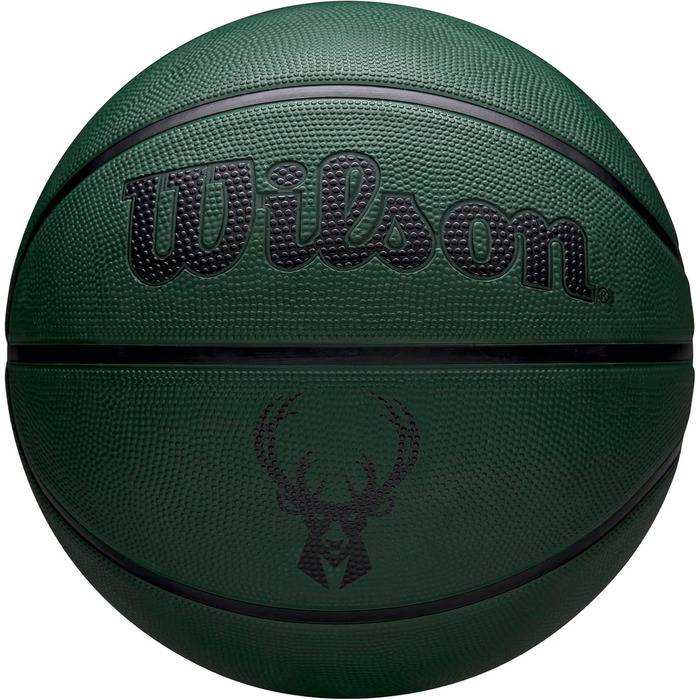 М'яч для баскетболу Wilson NBA Tribute, розмір 5, Milwaukee Bucks