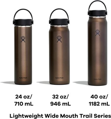Гідрофляга Hydro Flask Trail Series, легка пляшка для води з широкою гнучкою кришкою та подвійною вакуумною ізоляцією