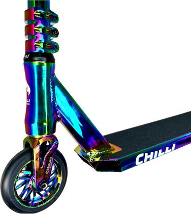 Скутер Chilli Pro Base Critter Park для трюків та катання, ABEC 9, сталевий кермо, Griptape Fantic26, висота 83 см