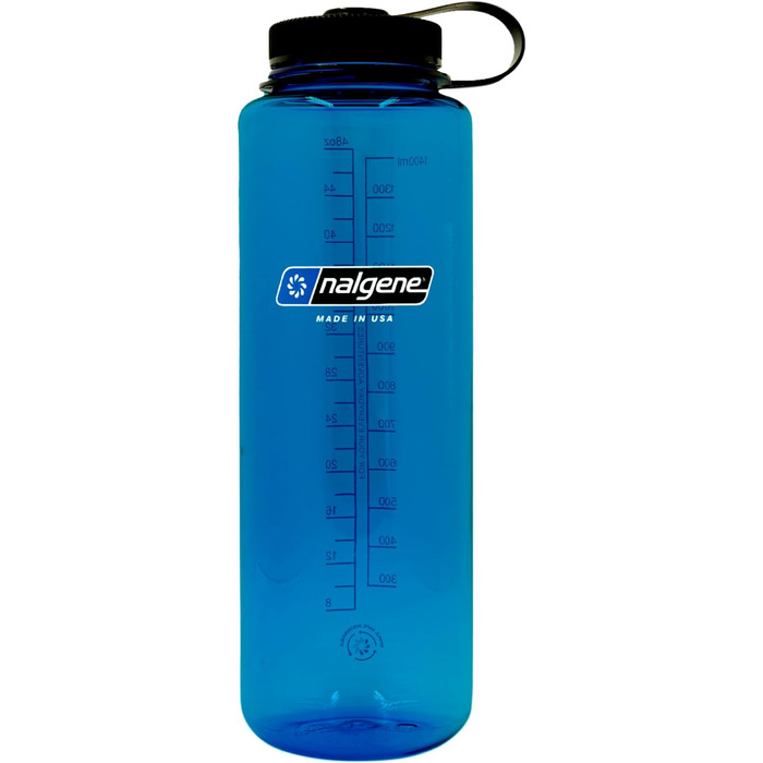Пляшка для води Nalgene Sustain WH, 1,5 л, синя, екологічна пластикова фляга