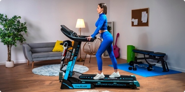 Електрична бігова доріжка Thunder REACT-DS до 160 кг