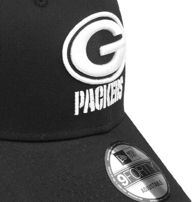 Кепка New Era 9Forty Adjustable NFL Green Bay Packers - Чорно-Біла