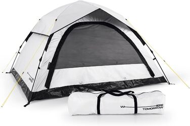 Намет Lumaland Camping: Легкий намет-купол Pop Up для 2-4 особи | Ідеальний для кемпінгу, трекінгу, фестивалів та пляжу | Водостійкий, 210x190x110см, 1 вхід