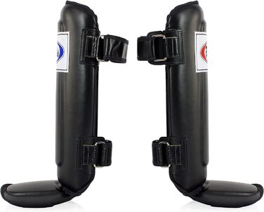 Захисні щитки для гомілки Fairtex SP3 для муай-тай та ММА, чоловічі, жіночі, дитячі, чорні, розмір L, легкі та міцні, для тренувань
