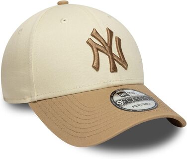 Кепка New Era 9Forty New York Yankees — Регульована бейсболка з вигнутим візерунком, офіційний логотип MLB, One Size