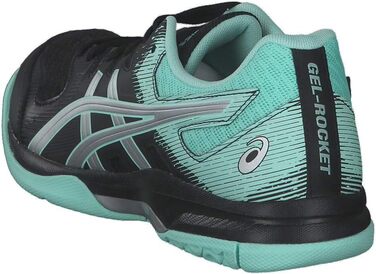 Жіночі волейбольні кросівки ASICS Gelrocket 9, чорний та білий, 44.5 EU