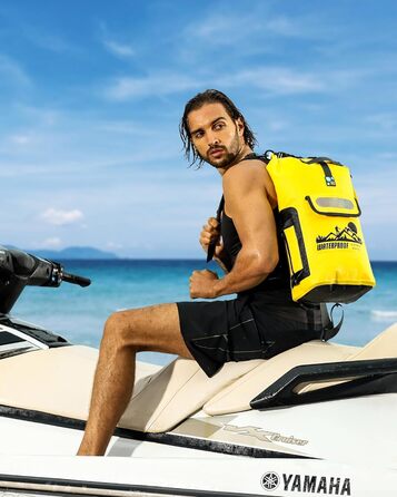 Водонепроникний рюкзак IDRYBAG Dry Bag 20L/30L/40L - плавучий, жовтий
