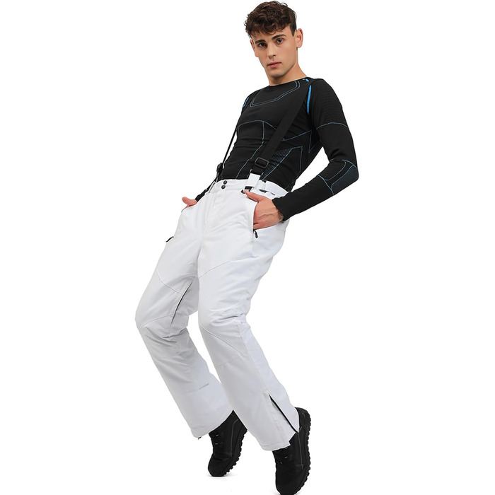 Спортивний костюм для чоловіків YEEFINE (M, #5 Білий + Білий)