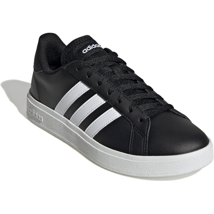 Жіночі кеди adidas Grand Court TD Lifestyle Court Casual, чорні з білими смугами, розмір 37 1/3 EU