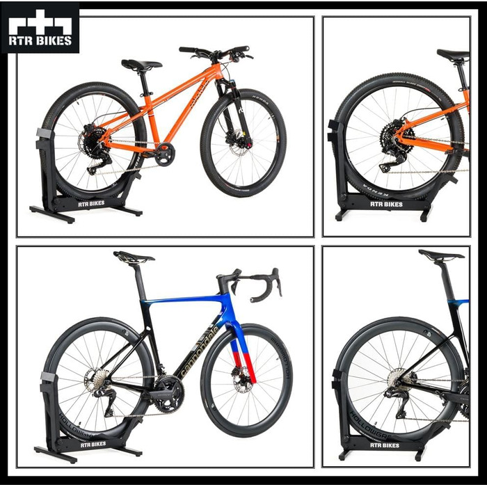 RTR BIKES Brutus: професійний стійкий тримач для велосипеда - для гаража, дому, веломагазину