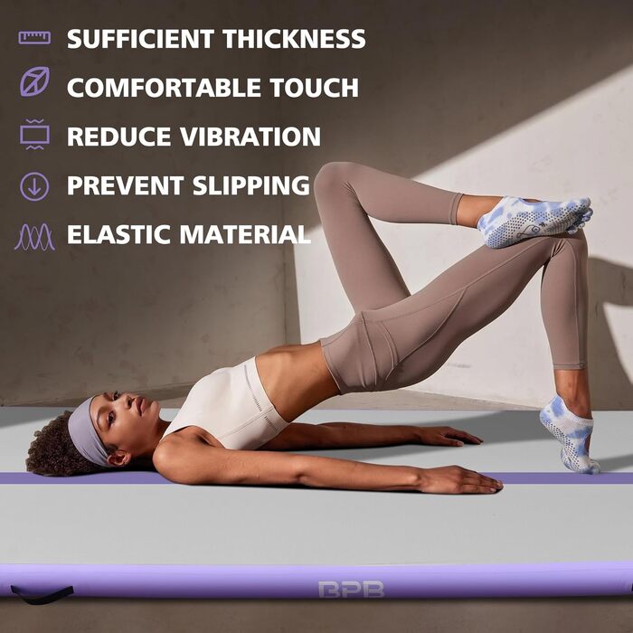 Надувна гімнастична матка BPB Air Matte Track, 3 м: для тренувань, йоги, челедингу, пілатесу