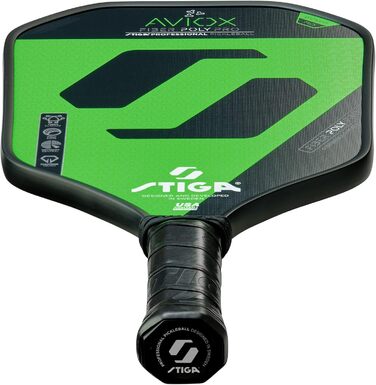 Піклбол ракетка STIGA Aviox Fiber Poly Pro, зелена