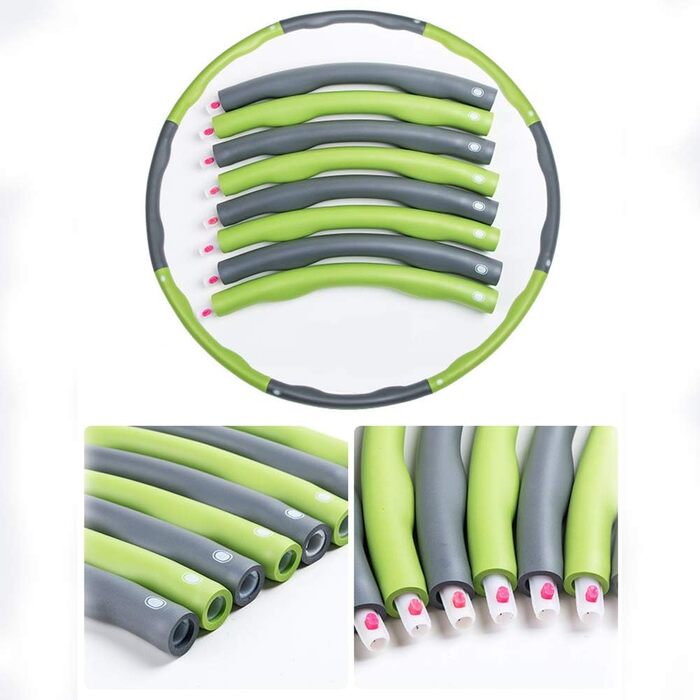 SAHWIN® Hula Hoop для фітнесу: обруч з піною вагою 1.2 кг для схуднення
