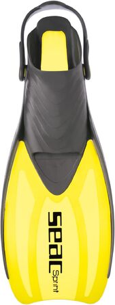 Ласти для снорклінгу Seac Sprint з еластичним ремінцем L-XL, жовті