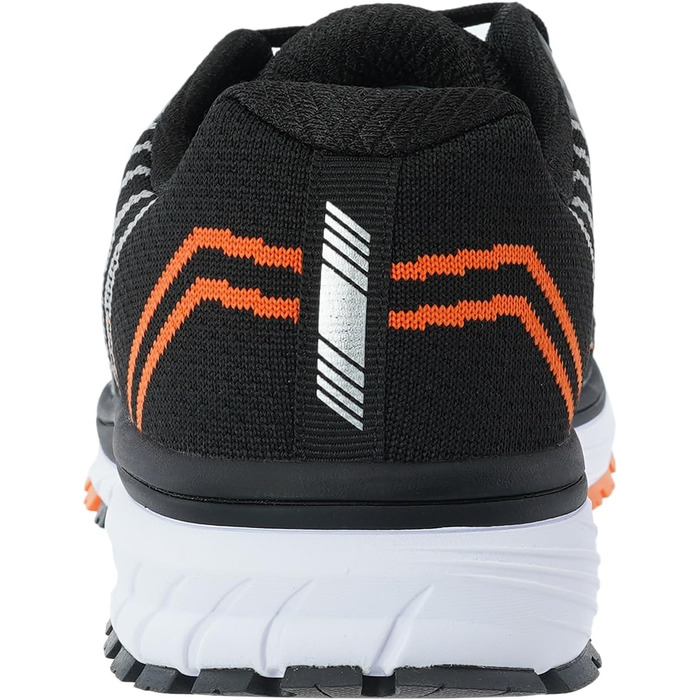 Кросівки для бігу Whitin для чоловіків та жінок, спортивні кросівки унісекс, зручні кросівки для вулиці та ходьби, розмір 36-47 (47 EU, чорний/оранжевий)