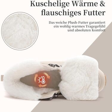 Жіночі зимові черевики, зимові чоботи, утеплені снігоступи, Outdoor, трекінг, похідні черевики, бежевий, 38 EU