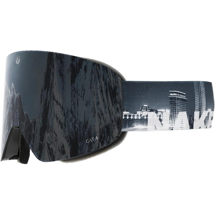 NAKED Optics The TROOP EVO: Скі-маска для чоловіків та жінок, сноуборд маска з змінними лінзами