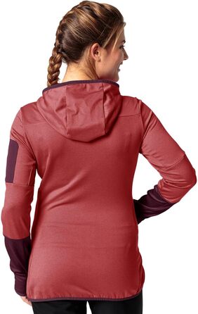 Жіноча флісова куртка VAUDE Monviso Fleece Jacket II, колір brick (цегляний), розмір 36