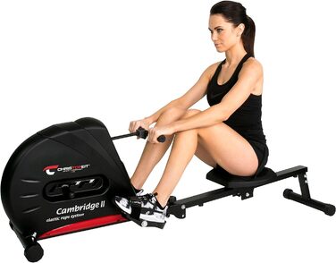 Гребний тренажер Christopeit Sport Cambridge II Black, чорний, домашній, індивідуальний