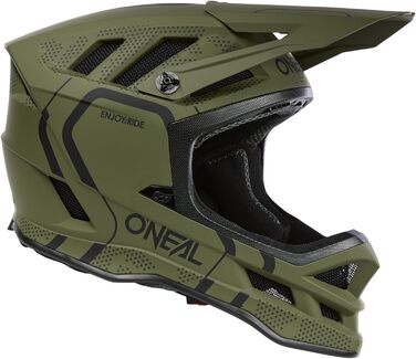Шолом O'NEAL Blade Polyacrylite Hel Strike чорний/червоний, оливковий/чорний, розмір M