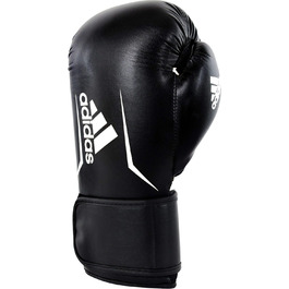 Боксерські рукавички Adidas Speed 100, чорні/білі, 10 унцій, унісекс
