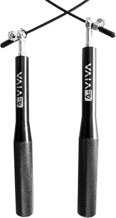 Скакалка Springseil AsVIVA JR2: німецька якість, регульована довжина, подвійні кулькові підшипники, для крос-тренінгу та силових тренувань